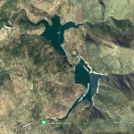 I laghi del Gorzente visti da Google Earth